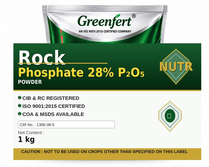 Greenfert Rock Phosphate 28% P₂O₅ — O packaging bag