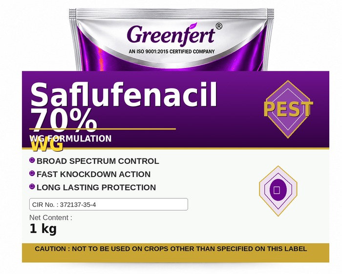 Saflufenacil 70% WG — WG packaging bag