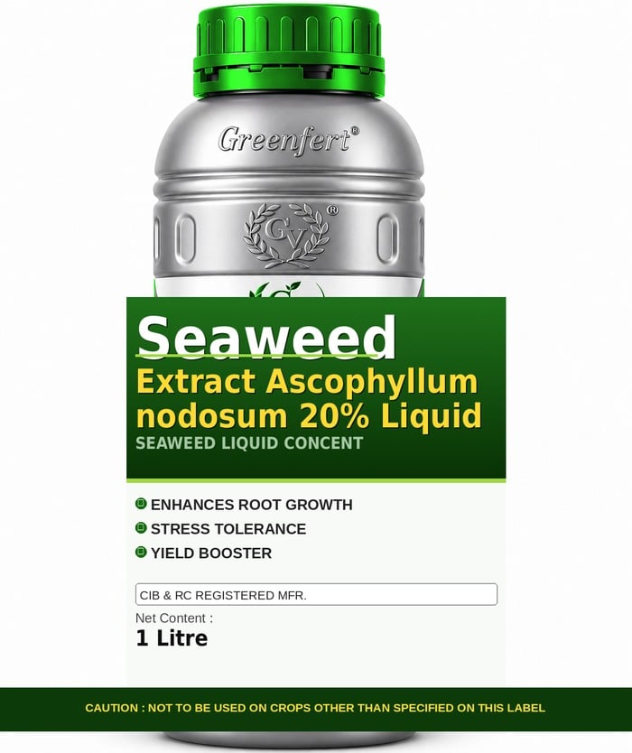 Greenfert Seaweed Extract Ascophyllum nodosum 20% Liquid — bottle packaging