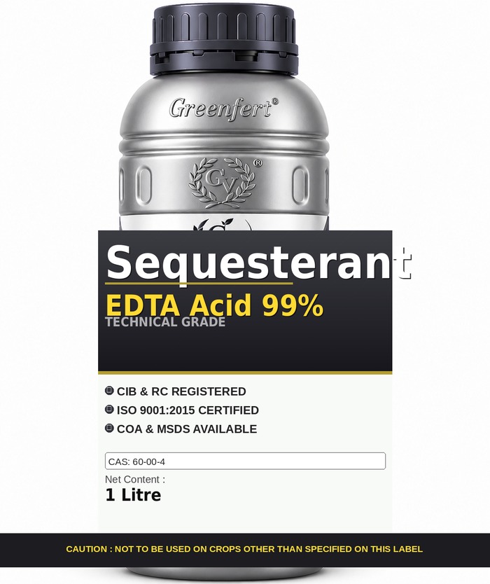Sequesterant EDTA Acid 99% — technical grade jar