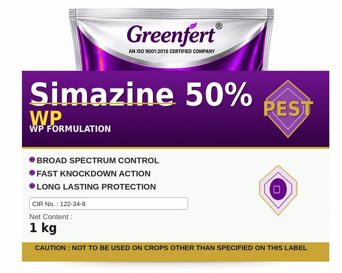 Simazine 50% WP — WP packaging bag