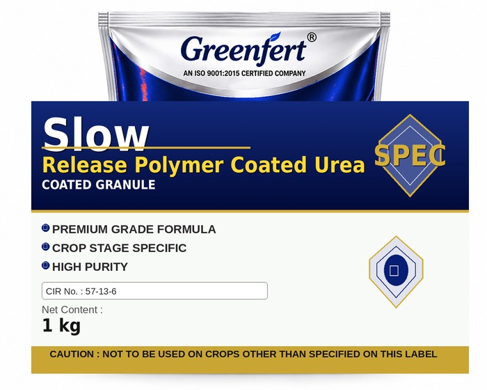 Greenfert Slow Release Polymer Coated Urea — UREA packaging bag
