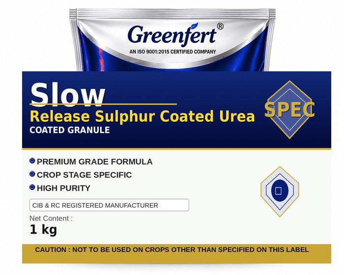 Greenfert Slow Release Sulphur Coated Urea — UREA packaging bag