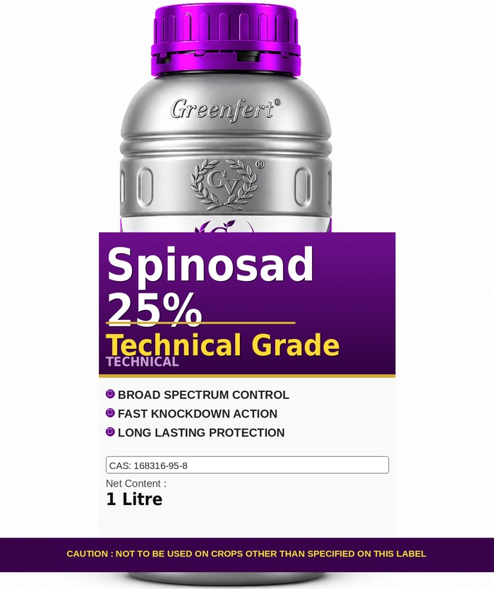 Spinosad 25% Technical Grade — technical grade jar
