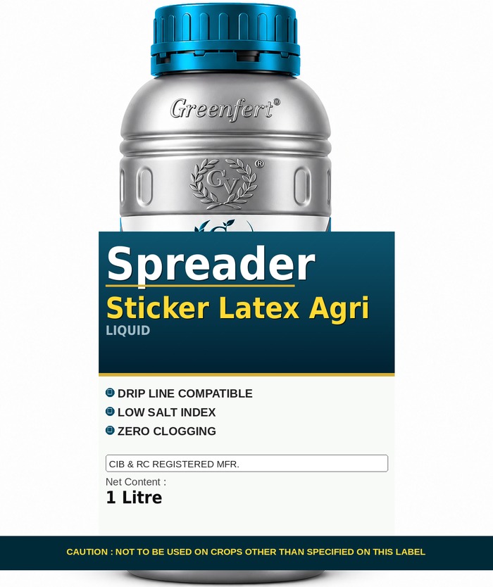 Greenfert Spreader Sticker Latex Agri — bottle packaging