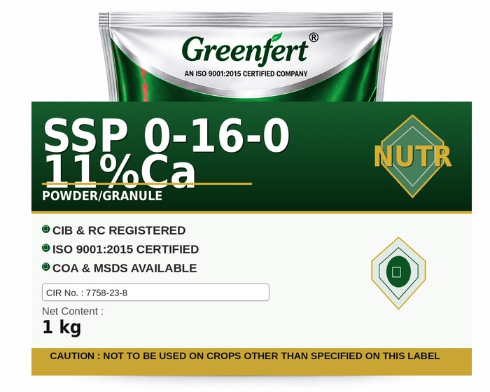 Greenfert SSP 0-16-0 11%Ca — CA packaging bag