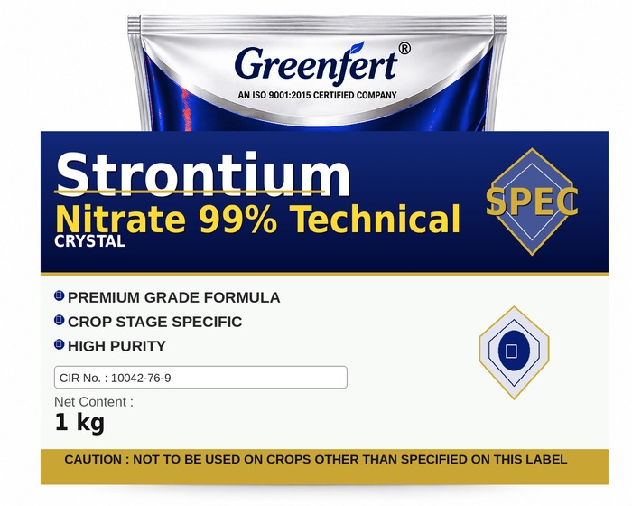 Greenfert Strontium Nitrate 99% Technical — TECHNICAL packaging bag