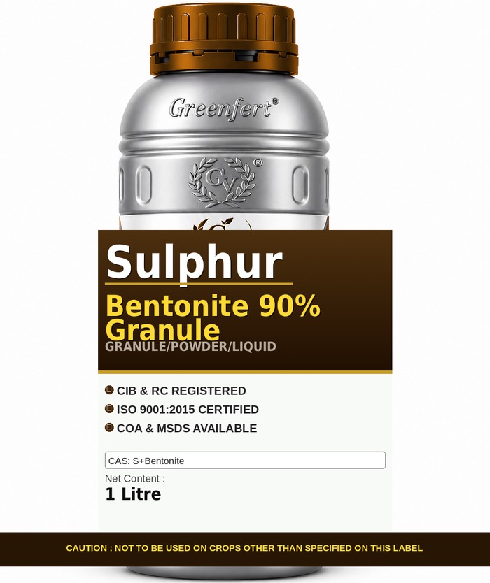 Greenfert Sulphur Bentonite 90% Granule — GRANULE packaging bag