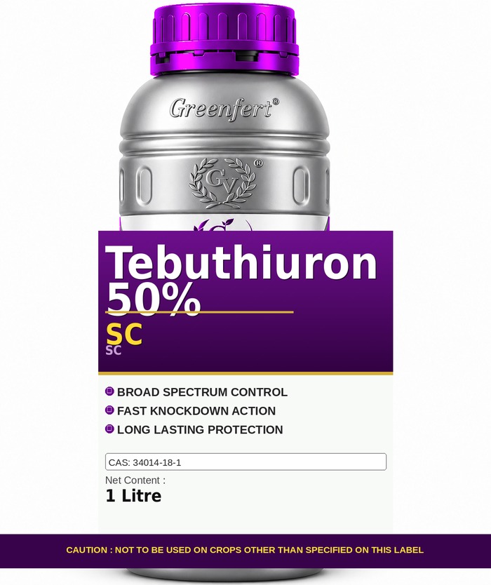 Tebuthiuron 50% SC — bottle packaging