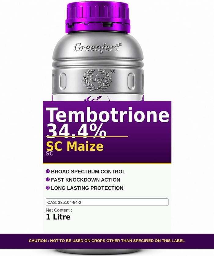 Tembotrione 34.4% SC Maize — bottle packaging
