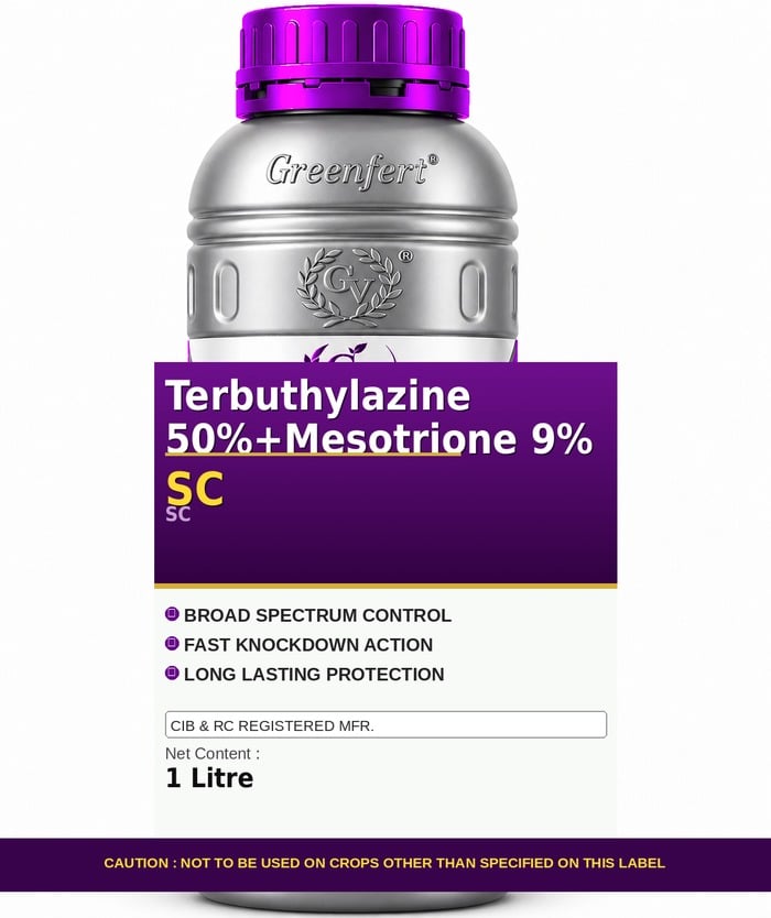 Terbuthylazine 50%+Mesotrione 9% SC — bottle packaging