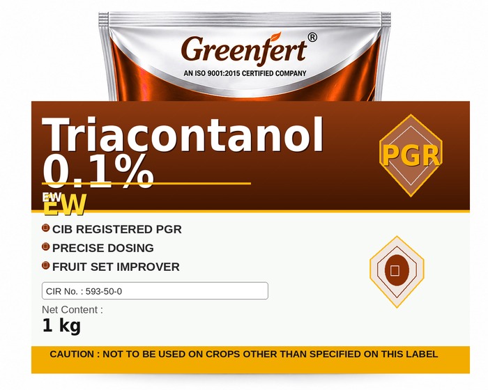 Greenfert Triacontanol 0.1% EW — bottle packaging
