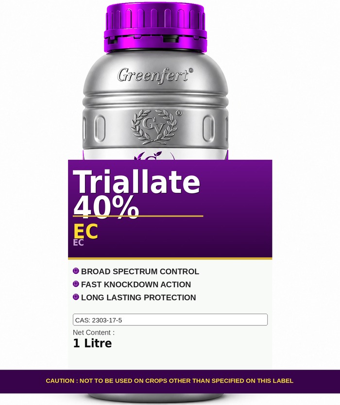 Triallate 40% EC — bottle packaging