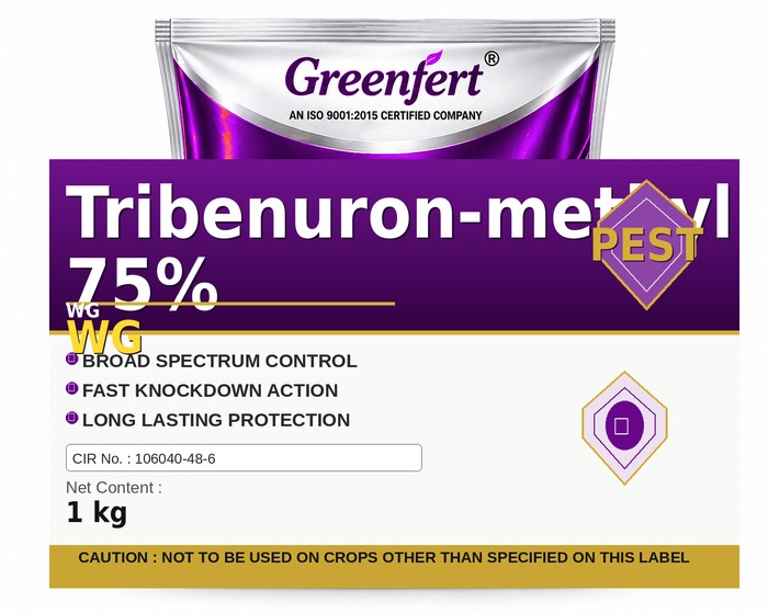 Tribenuron-methyl 75% WG — WG packaging bag