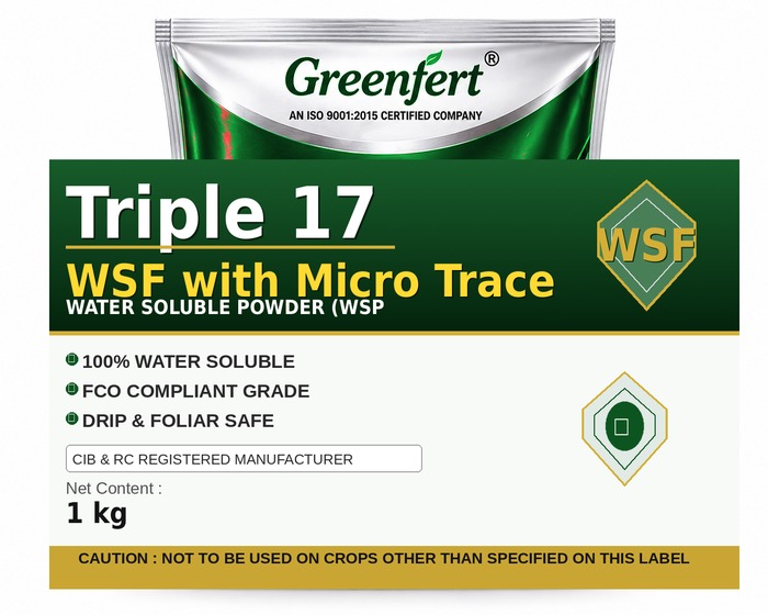 Greenfert Triple 17 WSF with Micro Trace — TRACE packaging bag