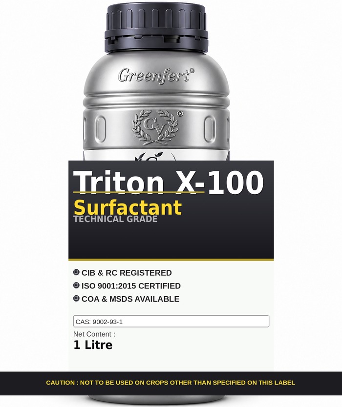 Triton X-100 Surfactant — technical grade jar