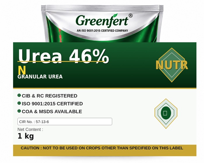 Greenfert Urea 46% N — bottle packaging