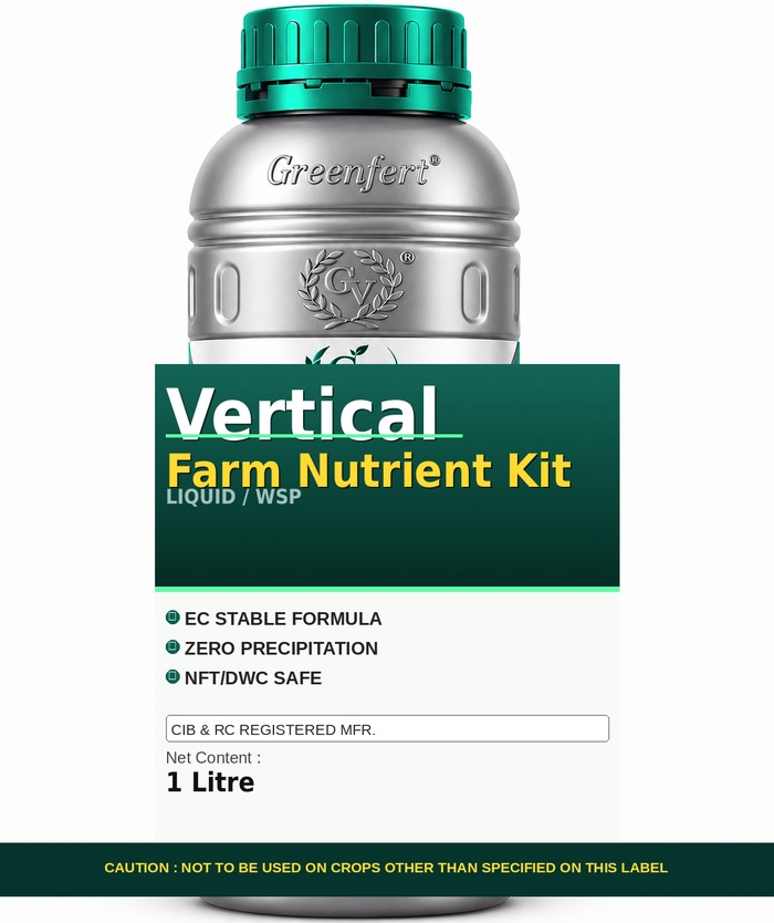 Greenfert Vertical Farm Nutrient Kit — KIT packaging bag