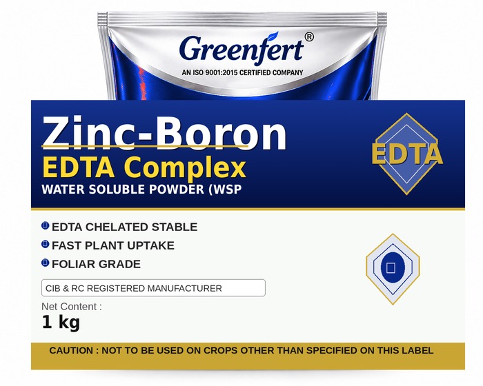 Greenfert Zinc-Boron EDTA Complex — COMPLEX packaging bag