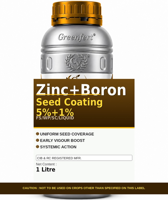 Greenfert Zinc+Boron Seed Coating 5%+1% — 1 packaging bag