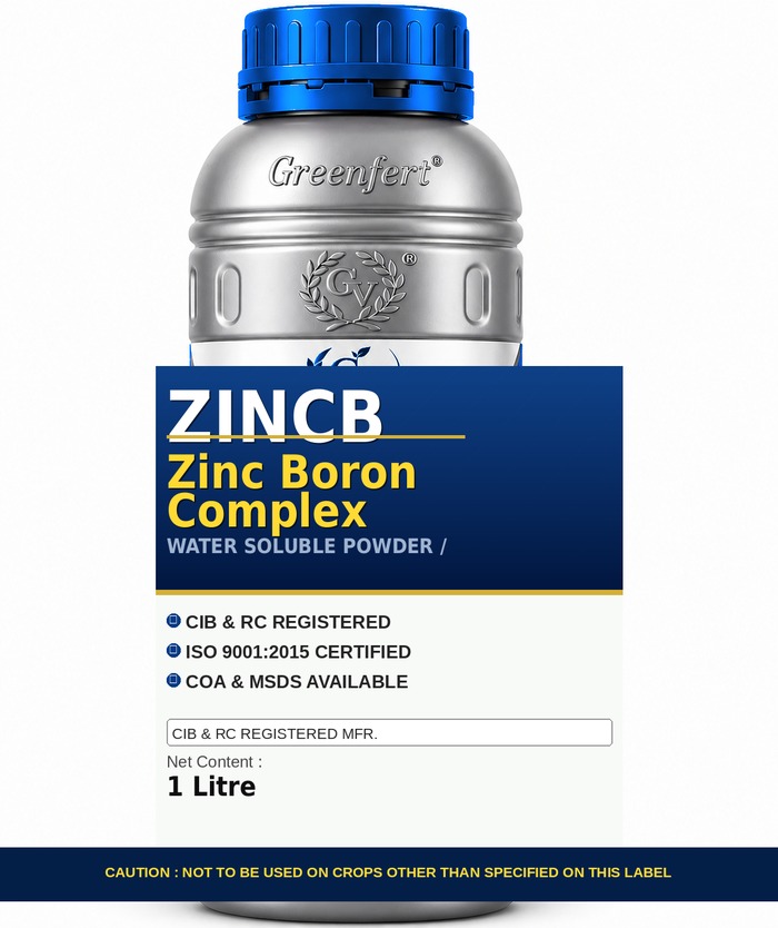 Greenfert ZINCB Zinc Boron Complex — COMPLEX packaging bag